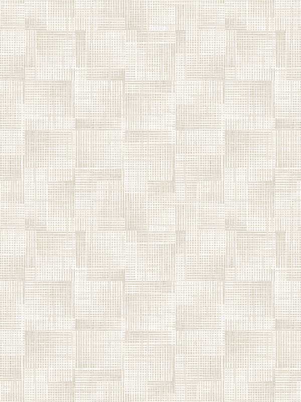 Ting Lattice wallpaper in cream color - pattern number 2972-86161 - by A Street Prints in the Loom collection