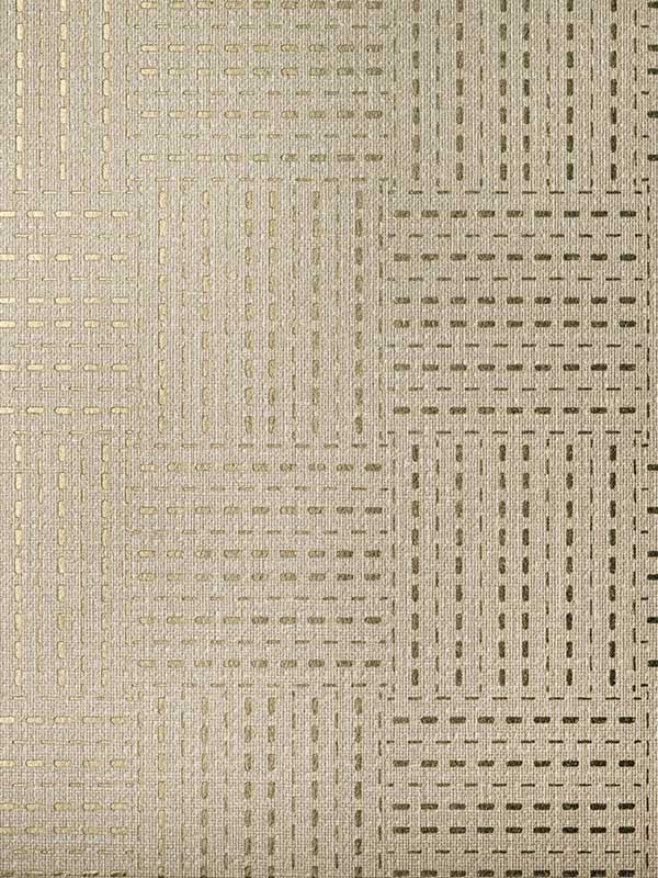 Skordal wallpaper in raffia color - pattern number WFT1647.WT.0 - by Winfield Thybony in the Natural Textiles collection