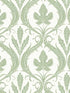 Adirondack Damask fabric in green and white color - pattern number DM4921 - by York in the Damask Resource Library collection