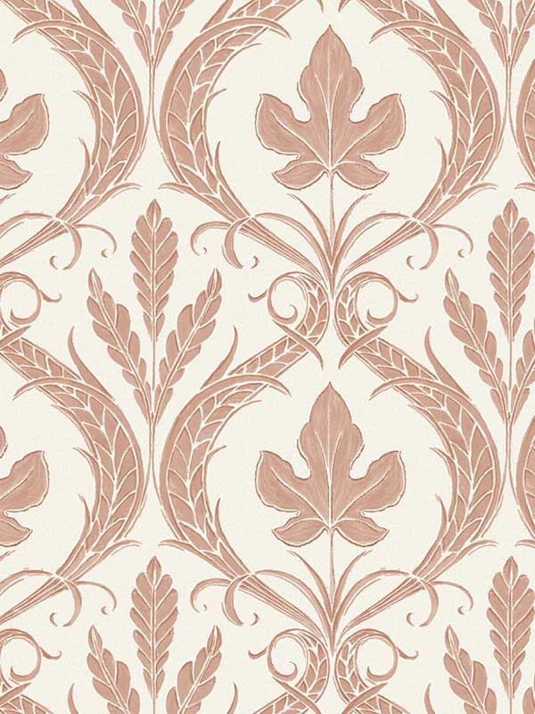 Adirondack Damask fabric in brown and beige color - pattern number DM4923 - by York in the Damask Resource Library collection
