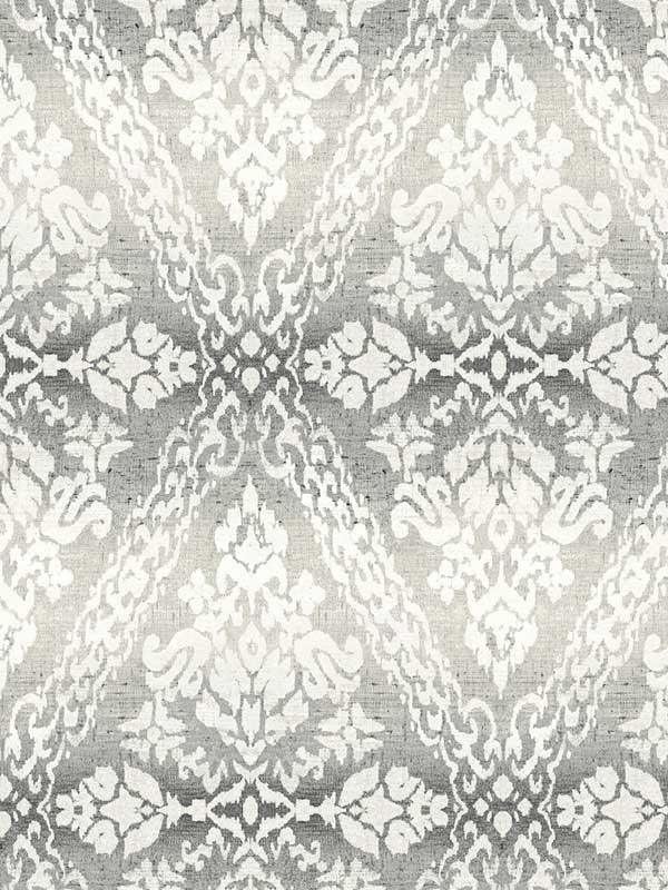 Tudor Diamond Damask fabric in black color - pattern number DM4931 - by York in the Damask Resource Library collection