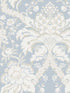 French Artichoke Dam fabric in blue color - pattern number DM4955 - by York in the Damask Resource Library collection