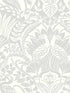 Egret Damask fabric in green color - pattern number DM4998 - by York in the Damask Resource Library collection