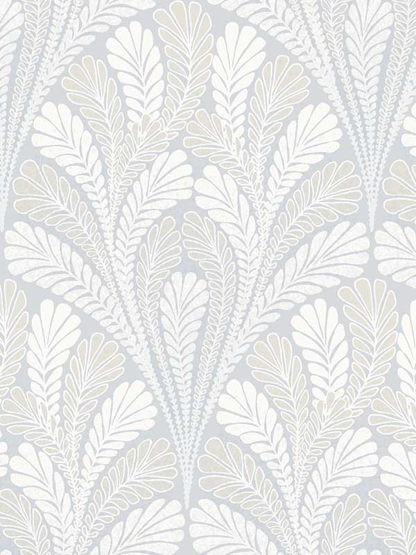 Shell Damask fabric in blue color - pattern number DM5021 - by York in the Damask Resource Library collection