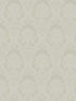 Renatta Damask fabric in cream color - pattern number 4058-21776 - by Brewster in the Italian Silk collection