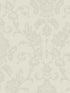 Antonella Scroll fabric in silver color - pattern number 4058-21786 - by Brewster in the Italian Silk collection