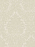 Betina Damask fabric in white color - pattern number 4058-24804 - by Brewster in the Italian Silk collection