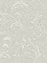 Noemi Acanthus wallpaper in silver color - pattern number 4058-24834 - by Brewster in the Italian Silk collection