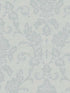 Antonella Scroll fabric in light blue color - pattern number 4058-24880 - by Brewster in the Italian Silk collection
