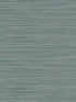 Bondi Grasscloth Texture wallpaper in teal color - pattern number 2984-40902 - by Warner in the Warner XI Naturals and Grasscloths collection
