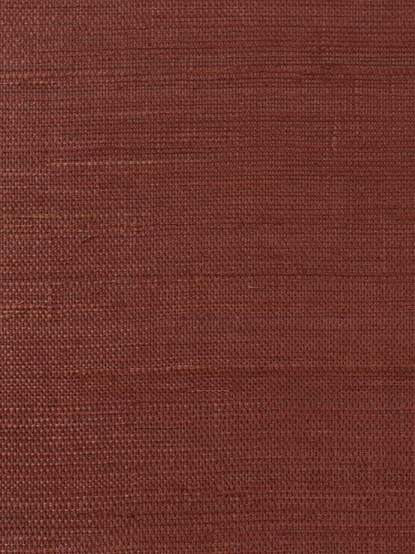 Sisal Grasscloth wallpaper in cabernet color - pattern number LN11801 - by Seabrook in the Lillian August Natural Textured Wallcoverings collection