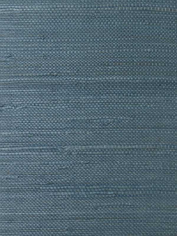 Jute Grasscloth wallpaper in aegean blue color - pattern number LN11812 - by Seabrook in the Lillian August Natural Textured Wallcoverings collection