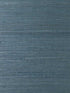 Jute Grasscloth wallpaper in aegean blue color - pattern number LN11812 - by Seabrook in the Lillian August Natural Textured Wallcoverings collection