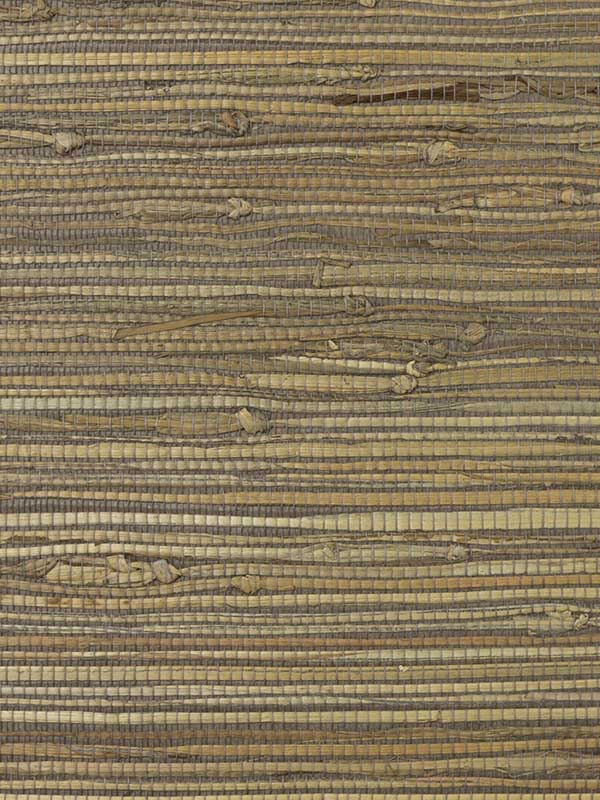 Rushcloth wallpaper in saddle brown color - pattern number LN11828 - by Seabrook in the Lillian August Natural Textured Wallcoverings collection
