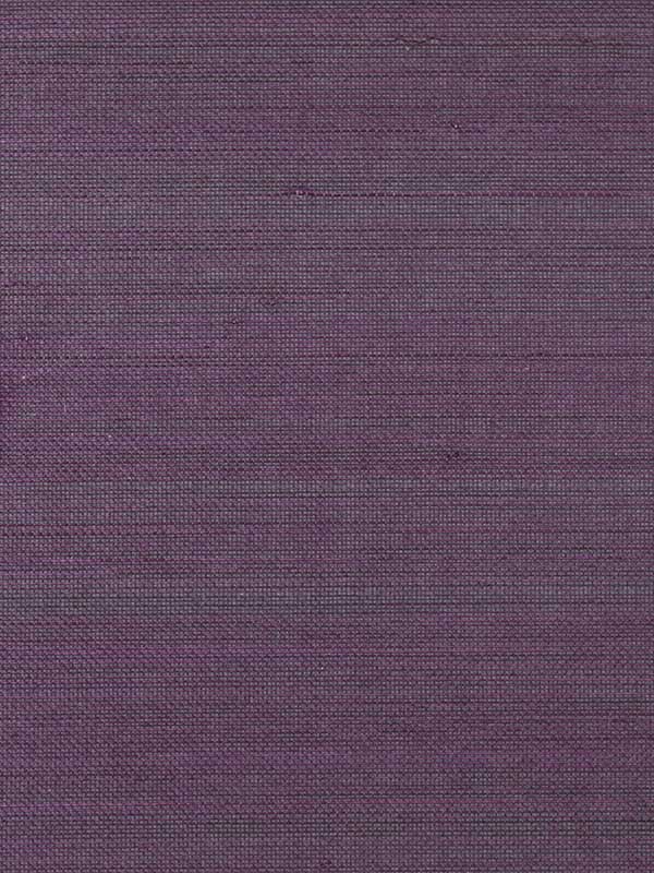 Abaca Grasscloth wallpaper in deep plum color - pattern number LN11851 - by Seabrook in the Lillian August Natural Textured Wallcoverings collection