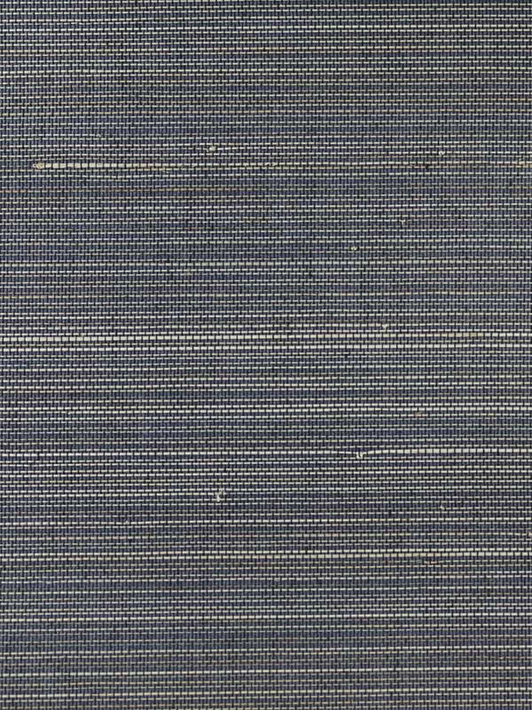 Abaca Grasscloth wallpaper in midnight galaxy color - pattern number LN11857 - by Seabrook in the Lillian August Natural Textured Wallcoverings collection