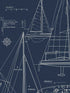 Sail Away fabric in navy blue color - pattern number ET10222 - by Seabrook in the Etten Gallerie Online collection
