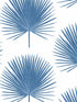 Palm Fronds fabric in coastal blue color - pattern number ET10602 - by Seabrook in the Etten Gallerie Online collection