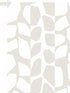 Primitive Vines fabric in white and cream color - pattern number BW3891 - by York in the Black and White Resource Library collection