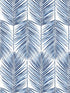 Paradise Palm fabric in coastal blue color - pattern number DT20002 - by Dupont in the Dupont High Performance Wallcovering collection
