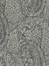 Kashmir Dreams fabric in paisley black color - pattern number BO6654 - by Antonina Vella in the Boho Luxe collection