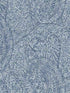 Kashmir Dreams Paisley fabric in blue color - pattern number BO6655 - by Antonina Vella in the Boho Luxe collection