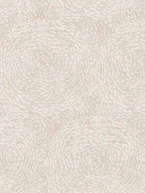 Floret wallpaper in pink color - pattern number BO6751 - by Antonina Vella in the Boho Luxe collection