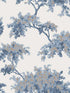 Ashdown Tree fabric in dark blue color - pattern number M1672 - by Brewster in the Archive Collection collection