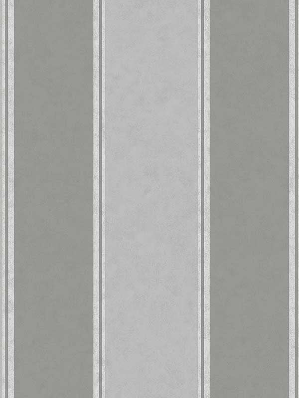 Rydia Stripe wallpaper in grey color - pattern number M1709 - by Brewster in the Archive Collection collection