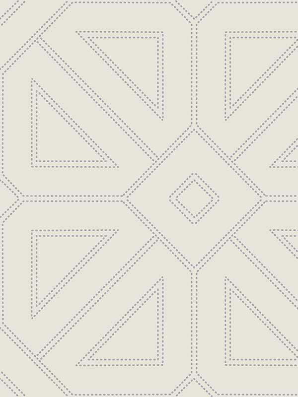Voltaire Beaded Geometric fabric in grey color - pattern number 2973-87371 - by A Street Prints in the Daylight collection