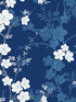 Nicolette Floral Trail fabric in navy color - pattern number 2973-90104 - by A Street Prints in the Daylight collection
