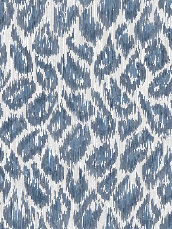 Electra Leopard Spot String fabric in blue color - pattern number 2973-90301 - by A Street Prints in the Daylight collection