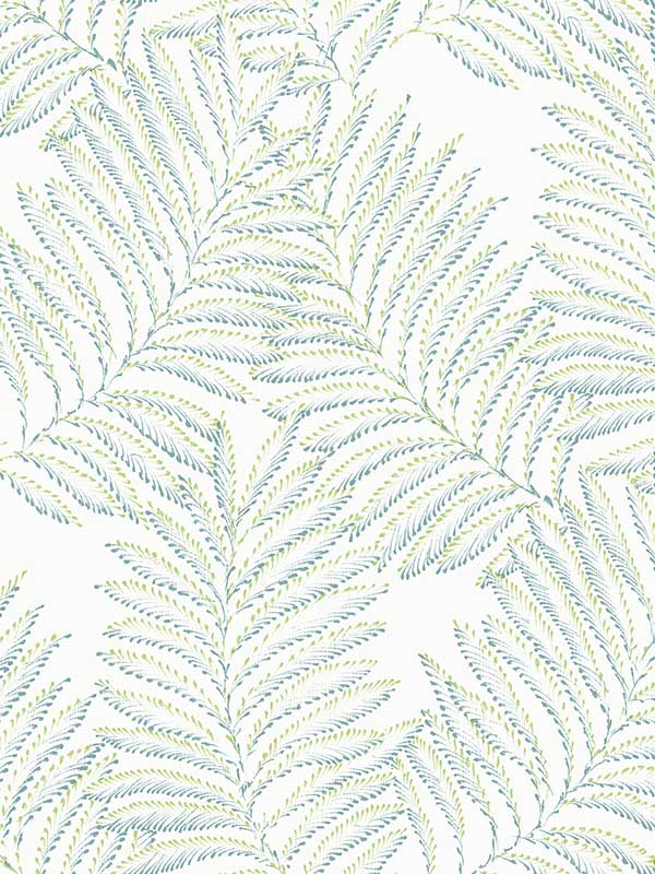 Finnley Inked Fern wallpaper in green color - pattern number 2973-90501 - by A Street Prints in the Daylight collection
