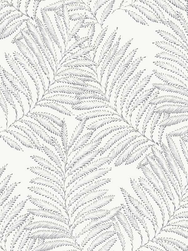 Finnley Inked Fern wallpaper in grey color - pattern number 2973-90505 - by A Street Prints in the Daylight collection