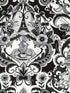 Sadie Parisian Damask fabric in black color - pattern number 2973-90886 - by A Street Prints in the Daylight collection