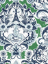 Sadie Parisian Damask fabric in green color - pattern number 2973-90887 - by A Street Prints in the Daylight collection