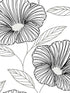 Mythic Floral fabric in black color - pattern number 2973-91134 - by A Street Prints in the Daylight collection