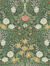 Froso Garden Damask fabric in green color - pattern number 2999-24102 - by A Street Prints in the Annelie collection