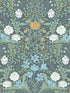 Froso Garden Damask fabric in turquoise color - pattern number 2999-24106 - by A Street Prints in the Annelie collection