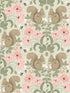 Kurre Woodland Damask fabric in pink color - pattern number 2999-44120 - by A Street Prints in the Annelie collection