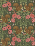 Kurre Woodland Damask fabric in dark green color - pattern number 2999-44124 - by A Street Prints in the Annelie collection