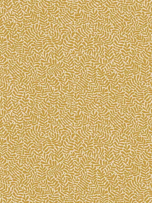 Anna Fern Trail wallpaper in mustard color - pattern number 2999-55003 - by A Street Prints in the Annelie collection