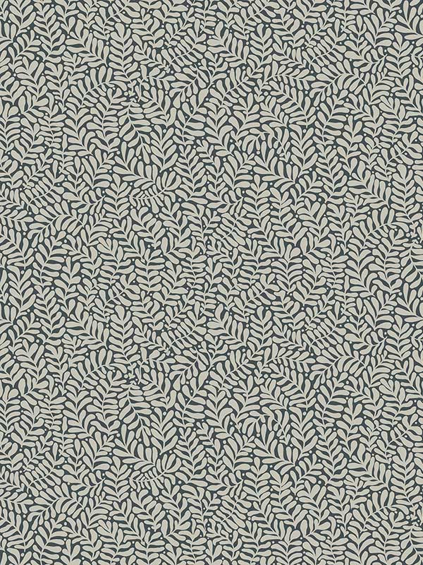 Anna Fern Trail wallpaper in dark blue color - pattern number 2999-55032 - by A Street Prints in the Annelie collection
