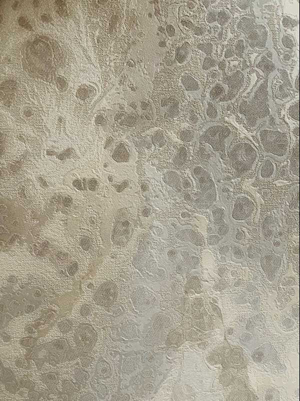 Celestial fabric in white and off white color - pattern number 46568X - by Wallquest in the Carrara Marble Textures collection