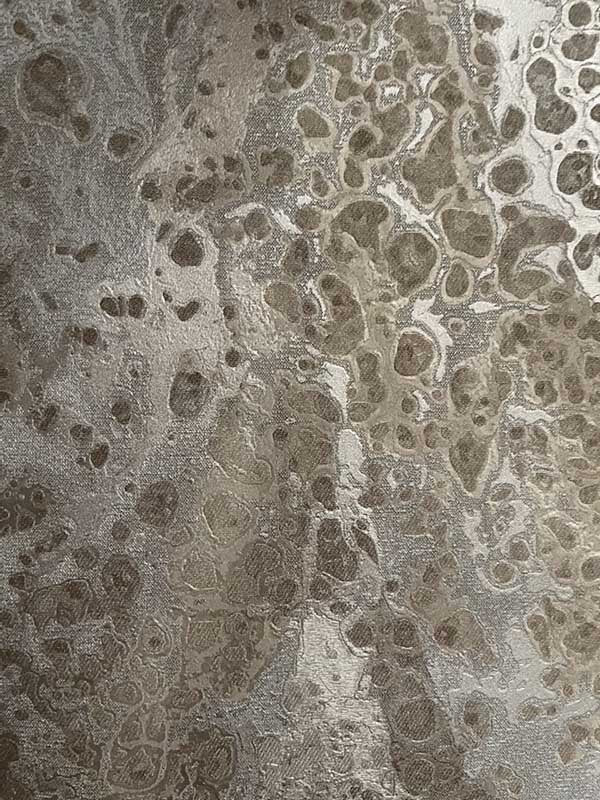 Celestial fabric in silver and pewter color - pattern number 46574X - by Wallquest in the Carrara Marble Textures collection