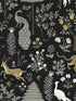 Menagerie fabric in blue color - pattern number RP7302 - by Rifle Paper Co in the Rifle Paper Co Second Edition collection