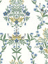 Luxembourg fabric in white and blue color - pattern number RP7330 - by Rifle Paper Co in the Rifle Paper Co Second Edition collection