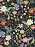 Strawberry Fields wallpaper in black and green color - pattern number RP7355 - by Rifle Paper Co in the Rifle Paper Co Second Edition collection