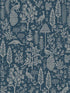 Menagerie Toile wallpaper in dark blue color - pattern number RP7372 - by Rifle Paper Co in the Rifle Paper Co Second Edition collection