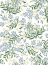 Cornflower fabric in white and green color - pattern number RP7382 - by Rifle Paper Co in the Rifle Paper Co Second Edition collection